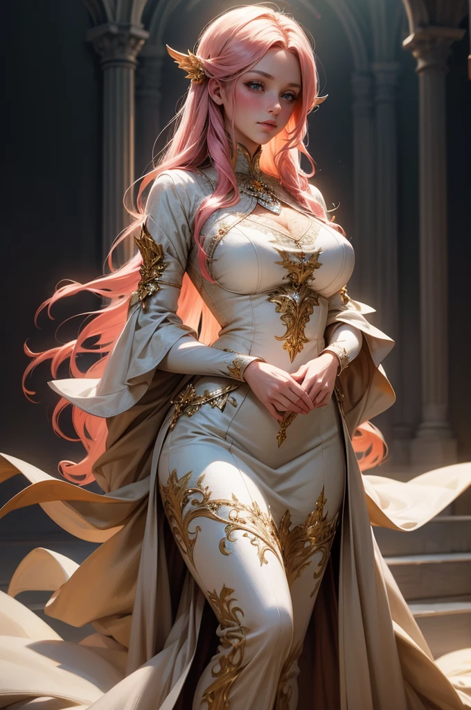 {-erro_de_anatomia:1.0}(best quality,4k,8k,highres,masterpiece:1.2), ultra-detailed, (realistic,photorealistic,photo-realistic:1.37), mature milf, illyasviel von einzbern, redhead hair, full body, vibrant colors, glowing skin, mesmerizing eyes, elegant pose, enchanting background, delicate lace dress, surreal lighting, ethereal atmosphere, mystical aura, intricate details, artistic medium, digital illustration, fantasy, anime