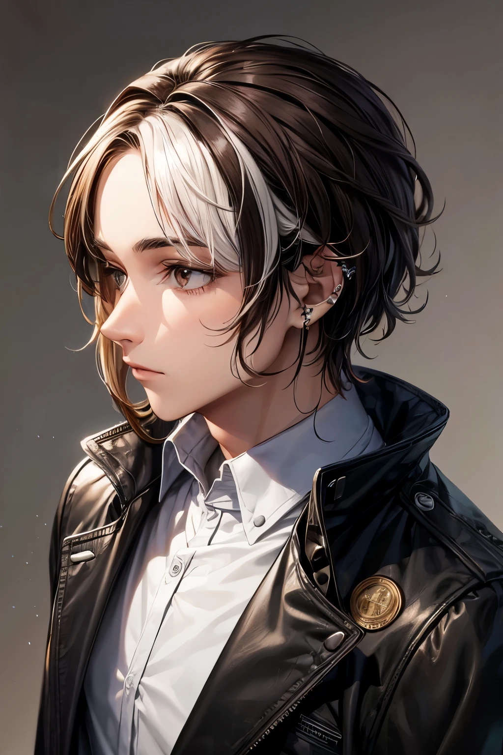 white hair