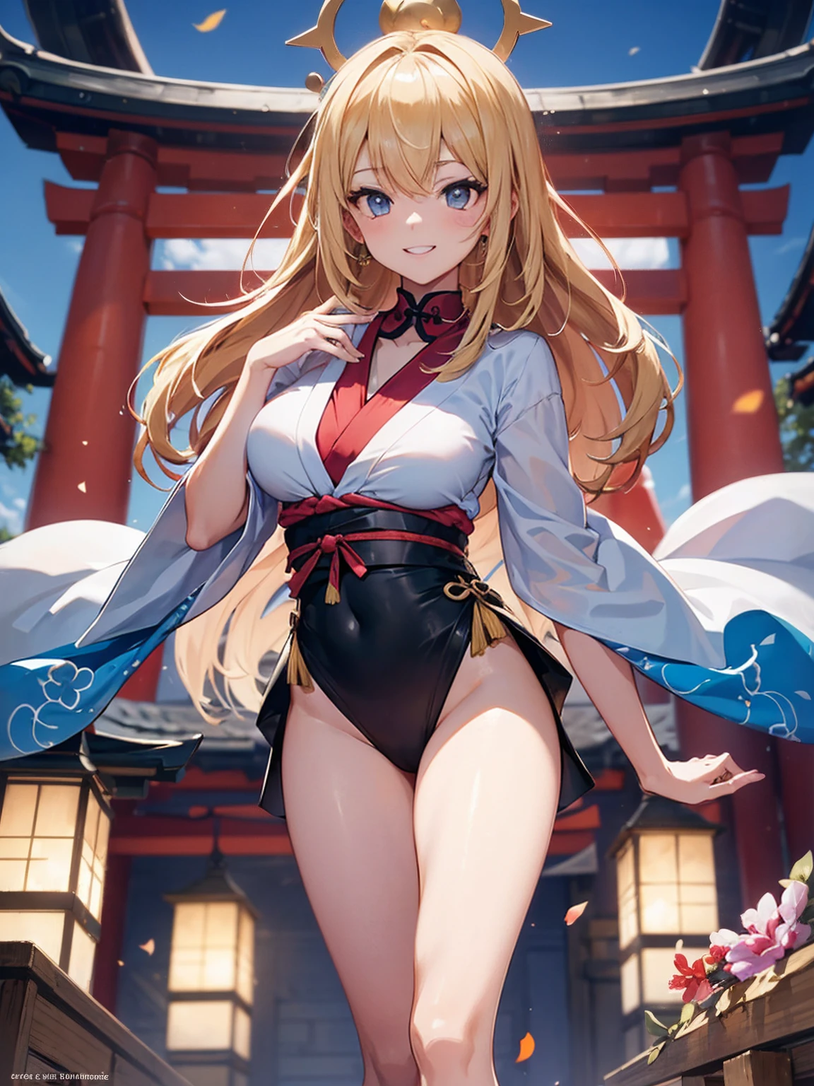 anime styled。k-pop。illustratio。Fantasia。White feathers。girl with。eye glass。is in estrus。a blond。undergarment。Autumn scenery。Colossal tits。flank。pubick hair。teats。a miniskirt。Shy。Exposed。Spreading legs。