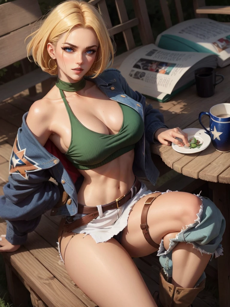 labios ligeramente abiertos, blue mary