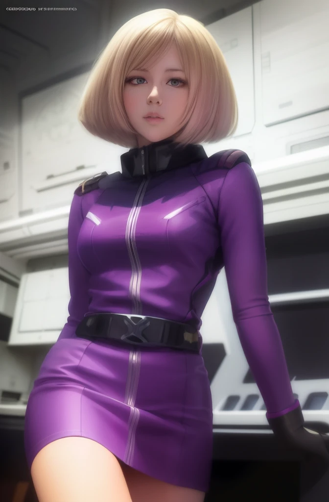 Arafe woman posing for a photo wearing a short skirt and purple shirt, portrait anime space cadet girl, highly detailed exquisite fanart, cushart krenz key art feminine, extremely detailed ArtGerm, range murata and ArtGerm, ArtGerm. high detailing, style ArtGerm, ArtGerm jsc