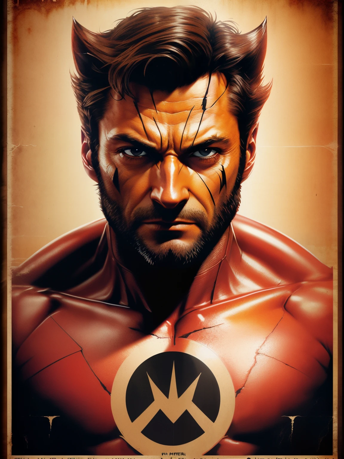 wolverine, vhs effect, (poster:1.6), poster on wall, nostalgia, movie poster, portrait, close up
(skin texture), intricately detailed, fine details, hyperdetailed, raytracing, subsurface scattering, diffused soft lighting, shallow depth of field, by (Oliver Wetter)