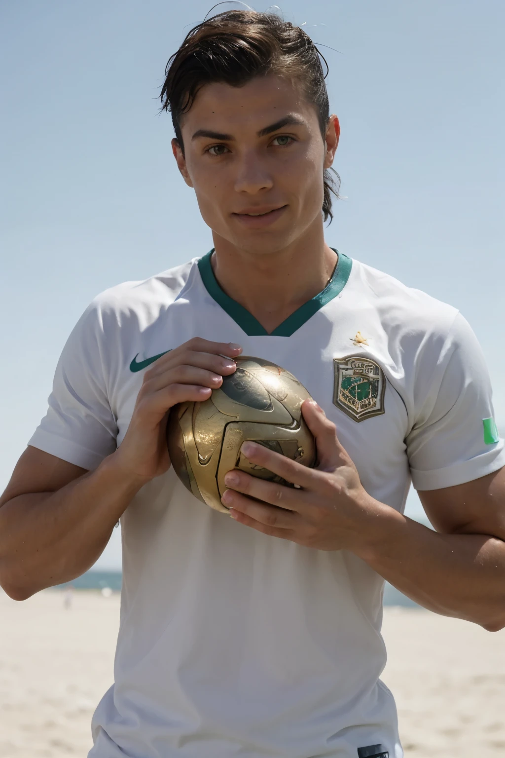 Cristiano Ronaldo winning the world cup
