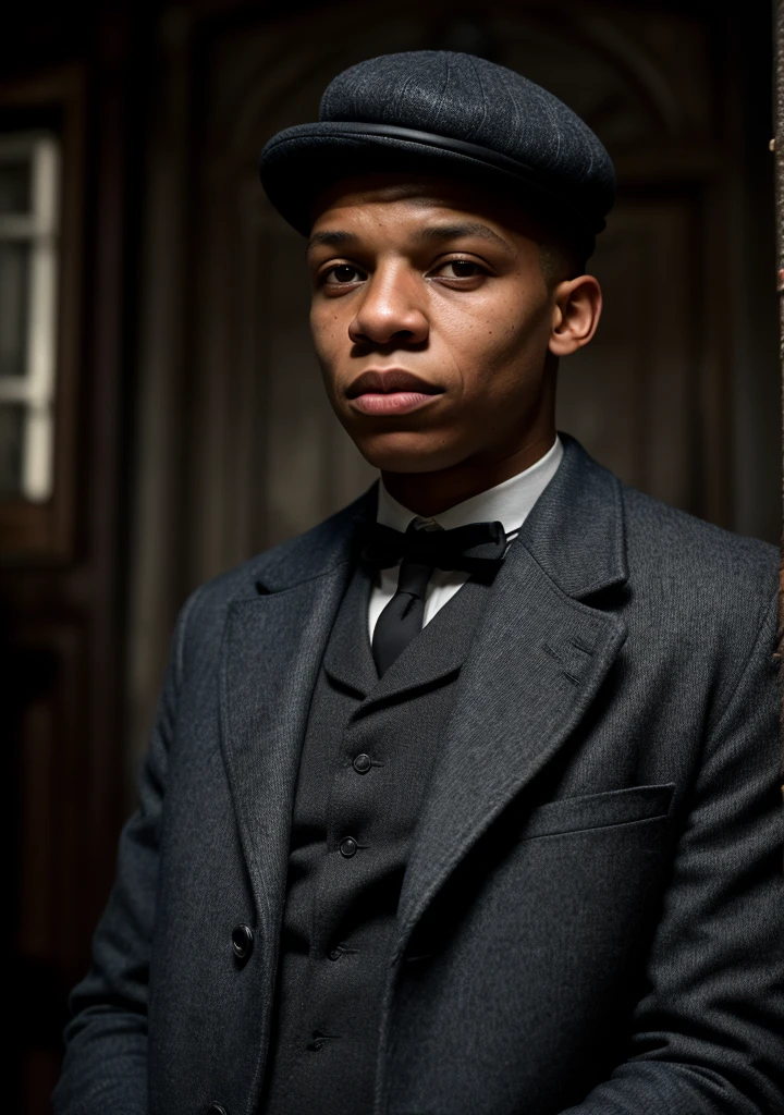 Kylian Mbappé in the peaky blinders style