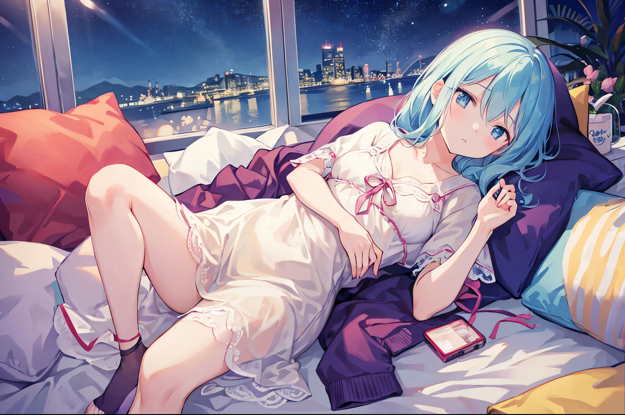 It's already time to sleep。Let's sleep comfortably、Good night
