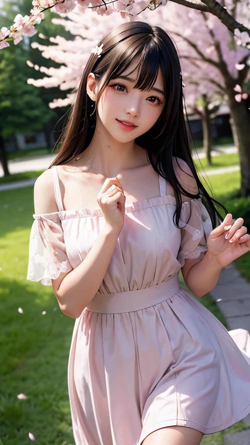 sheer spring dress, Hair Color, Sheer short skirt, Light tulle, Detailed and cute face、Smooth, soft and delicate skin、beautiful girl、, (embarrassed:1.2) 、High resolution、8k、high quality, photorealistic, sexy face, Beauty、nipples,