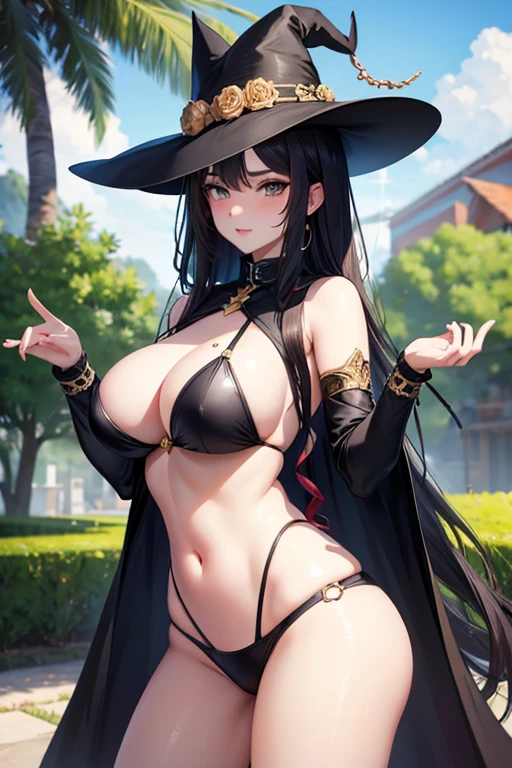 1girl, hembra madura, Obra maestra, mistress, diosa,sombrero de bruja,sexy