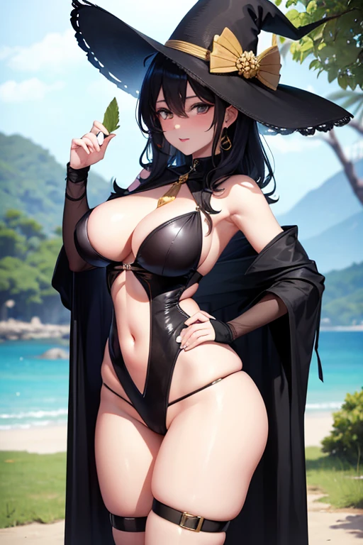 1girl, hembra madura, Obra maestra, mistress, diosa,sombrero de bruja,sexy