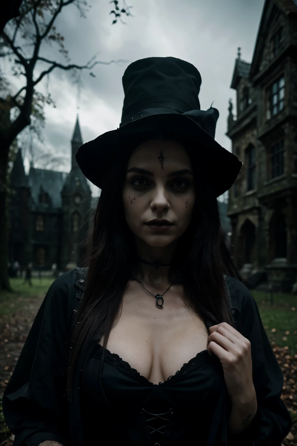 witchcraft, gothic image, spooky setting, realistic masterpiece