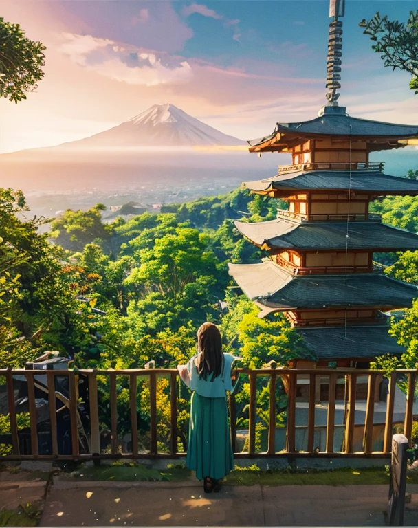 (((best quality))), a painting of a house on a hill with a path leading to it, anime countryside, anime background art, anime scenery, soft concept art studio ghibli, beautiful anime scenery, anime scenery concept art, studio ghibli concept art, ghibli studio environment, anime landscape,  Beautiful anime scene, glibly makoto shinkai studio, ghibli studio landscape, cottagecore!!