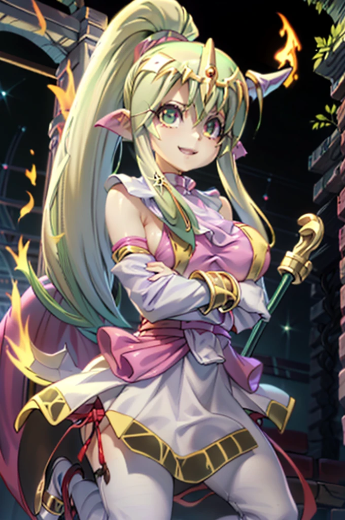 Illustration, 1girl, ((((tiki (fire emblem) )))), ((((illyasviel von einzbern)))), (((manakete))), (((fusion))), (((agglutination))), Combination, (((hembra madura))), (((manos en los pechos hipig))), (((hombros estrechos))), (((cintura estrecha))), (((They are smiling))), Cabello largo, enorme, Jardin de un castillo, (((gigantic breasts))), (((mature female))), Obra maestra, mejor calidad, ((Obra maestra)), ((mejor calidra descarrilado)), Parte superior del cuerpo, {{{agglutination}}}, Pose con las manos en las caderaira la cara de la persona))), (((mirada cara a cara))),