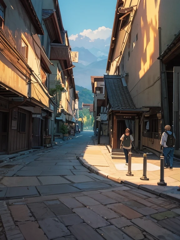 (((best quality))), a painting of a house on a hill with a path leading to it, anime countryside, anime background art, anime scenery, soft concept art studio ghibli, beautiful anime scenery, anime scenery concept art, studio ghibli concept art, ghibli studio environment, anime landscape, Beautiful anime scene, glibly makoto shinkai studio, ghibli studio landscape, cottagecore!!