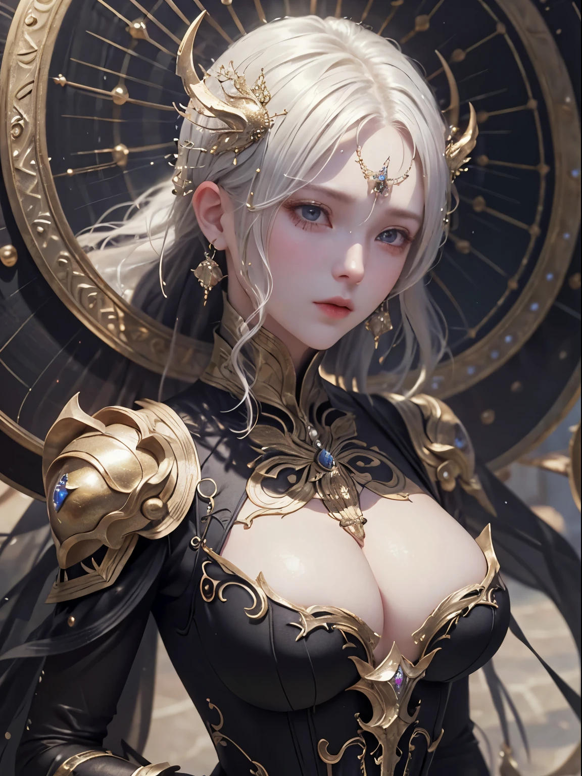 1girl,masterpiece, 8k,semi-realistic,4k,RTX,shaders,brilliant texture work,close up to breast