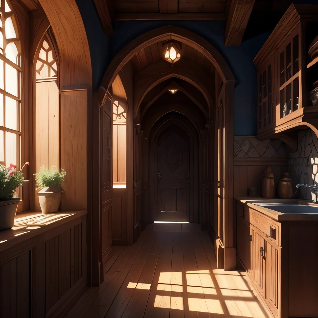 background theme "Past", medieval fantasy, no character