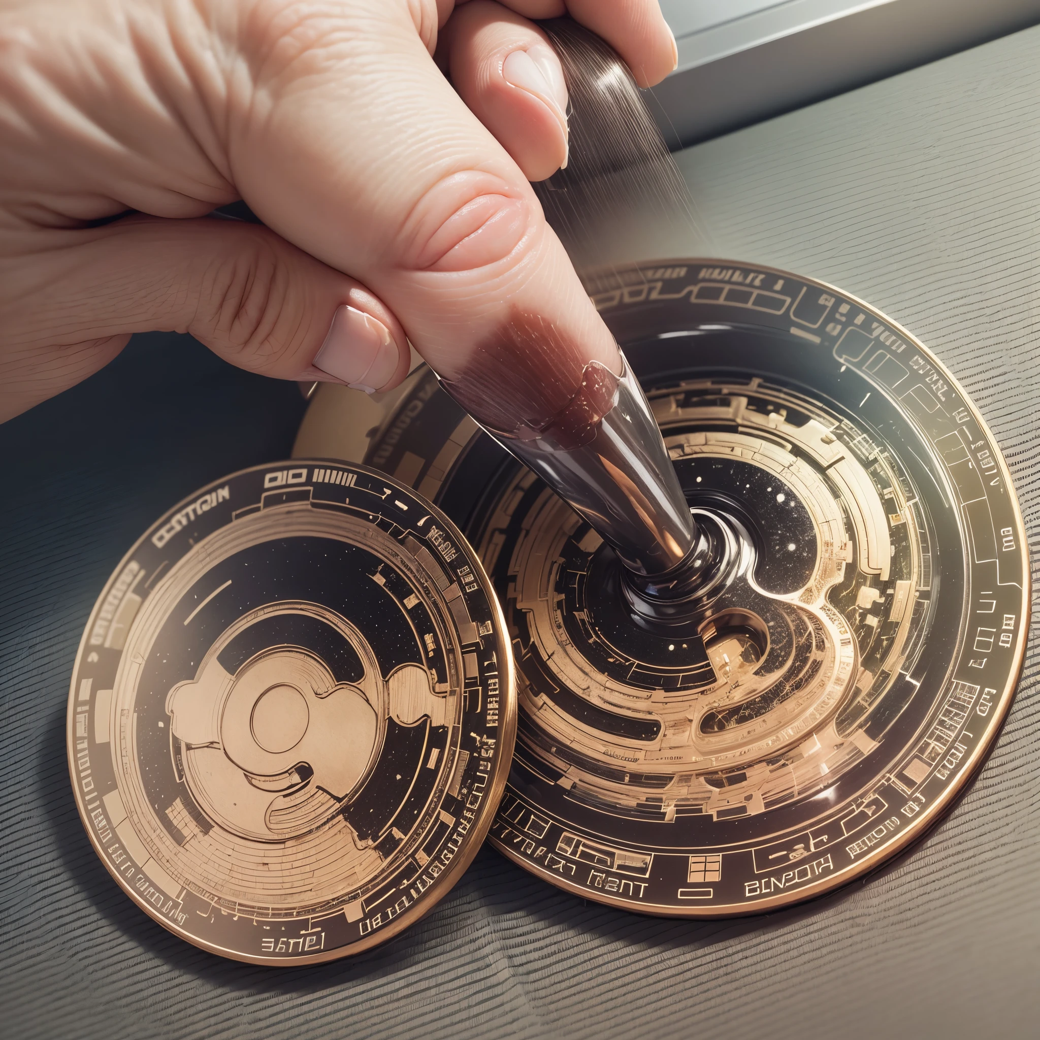 BITCOIN MORE FOCUS TOWARDS THE MOON, 8K --auto --s2