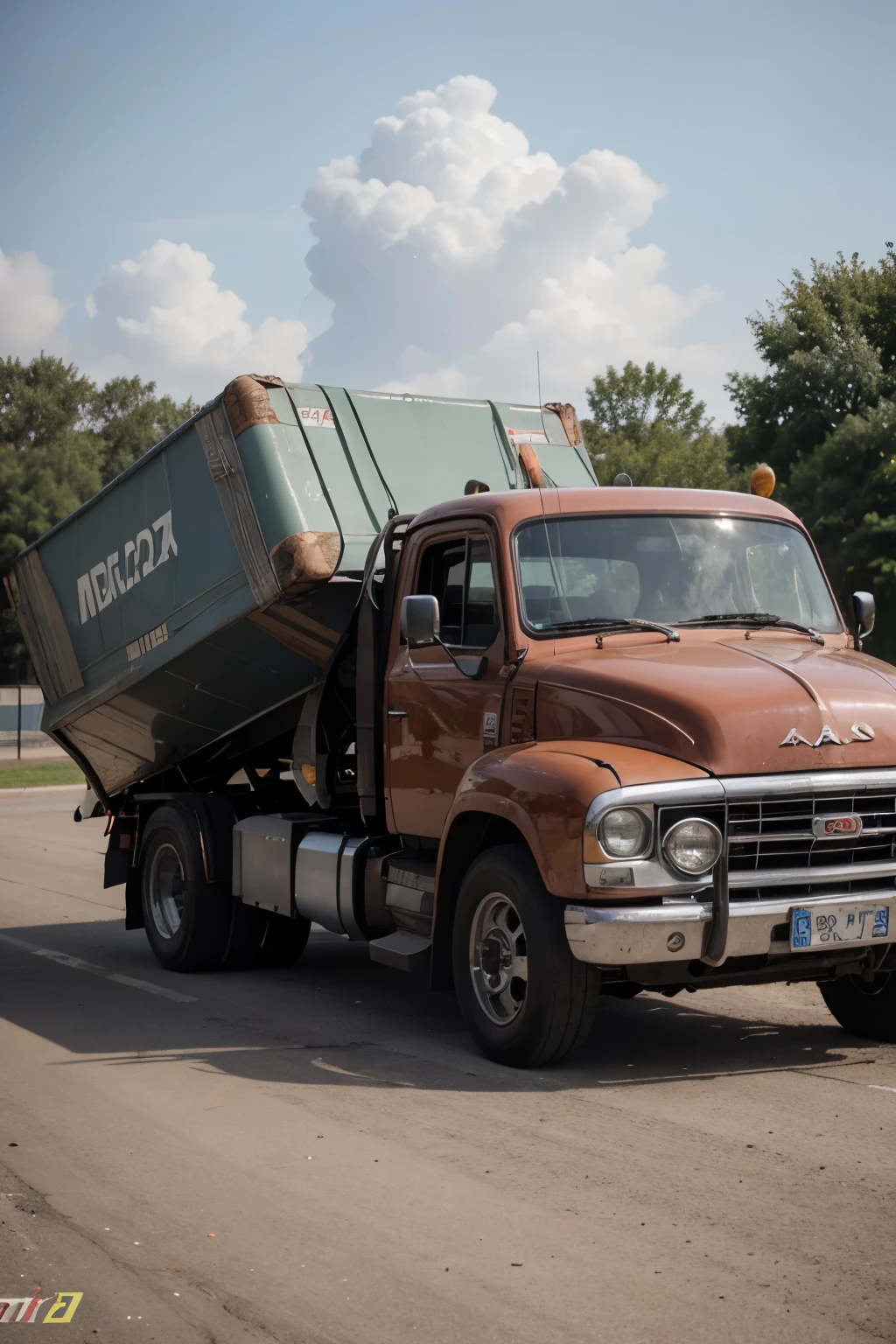 Track drive and truck number ka21 b 0678