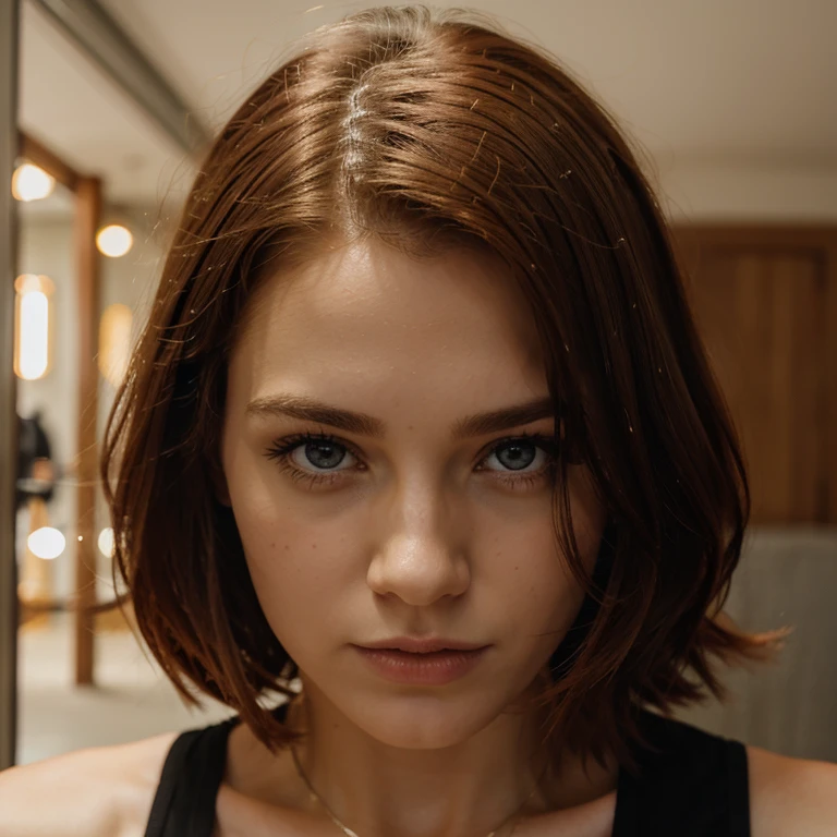 Une Fille , avec des cheveux roux et des yeux ????