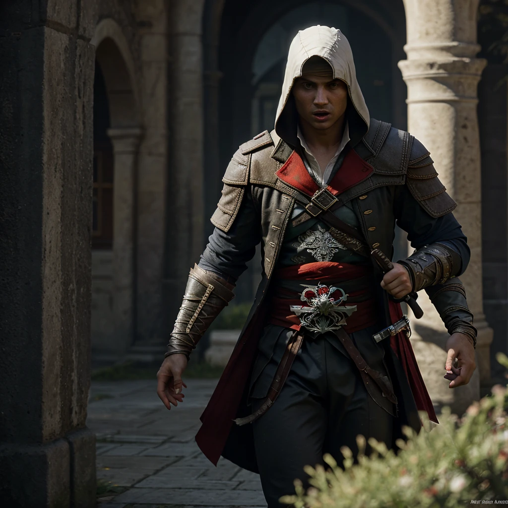 cristiano ronaldo in the assassin's creed style