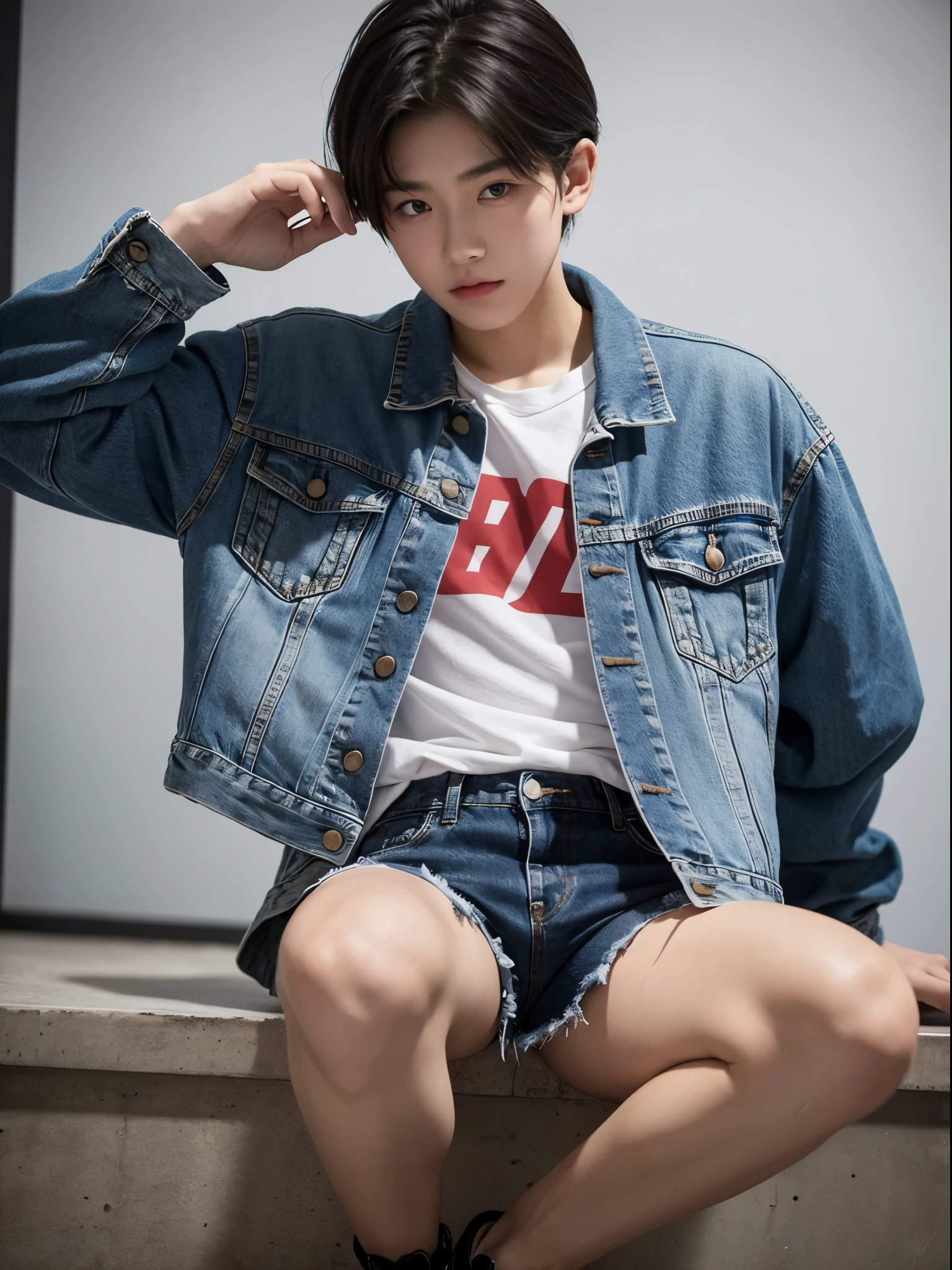 boy, y.o, denim jacket