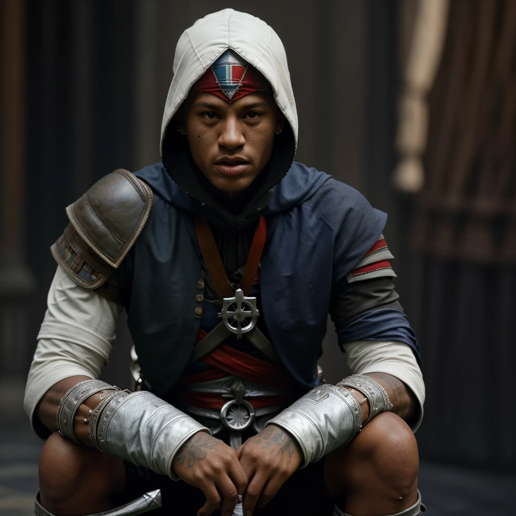neymar in the assassin's creed style