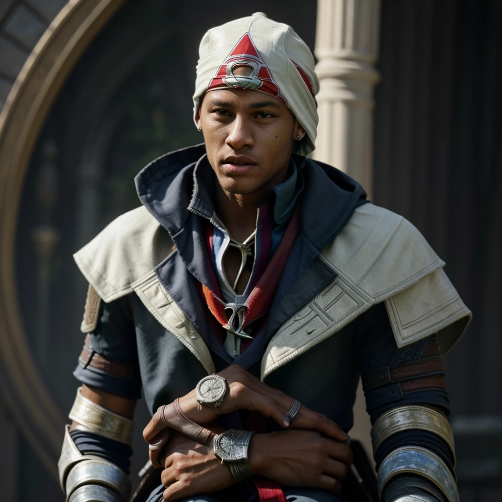neymar in the assassin's creed style