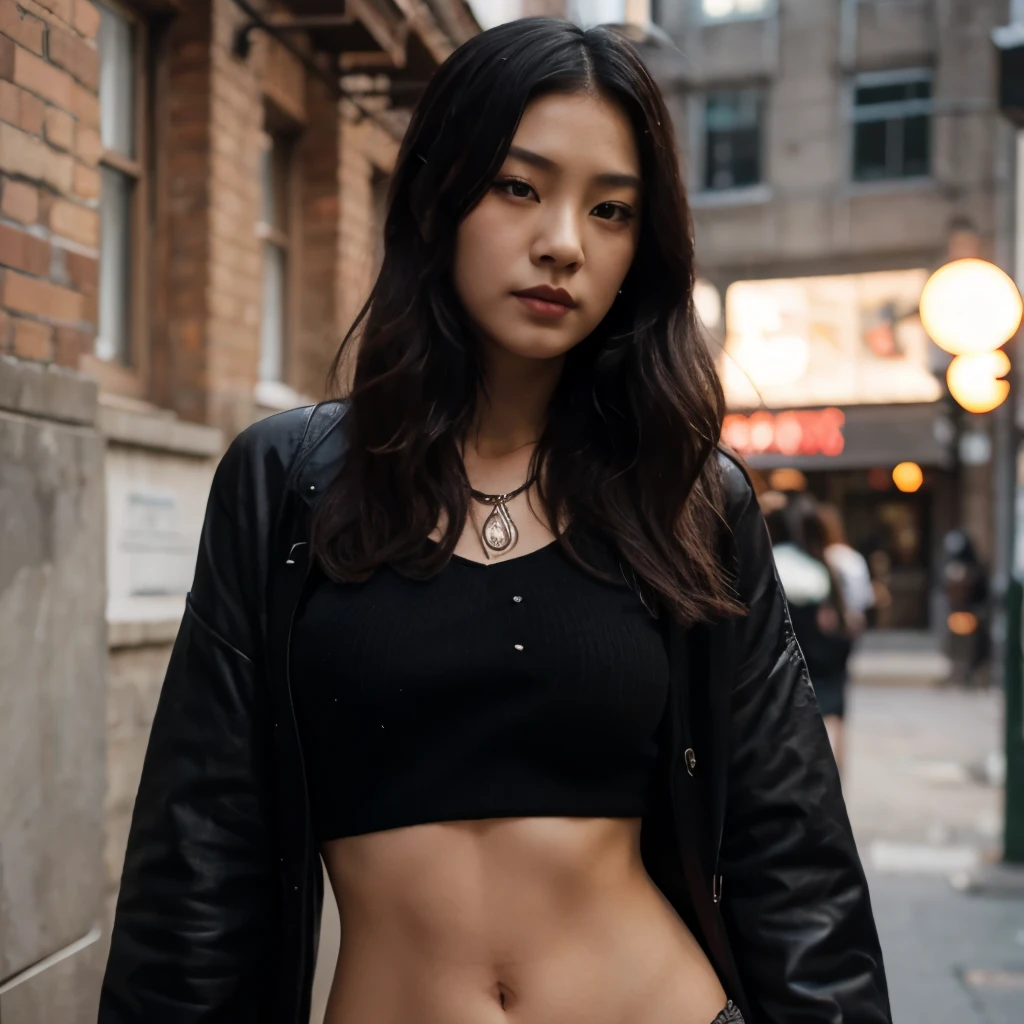 Goth asian girl
