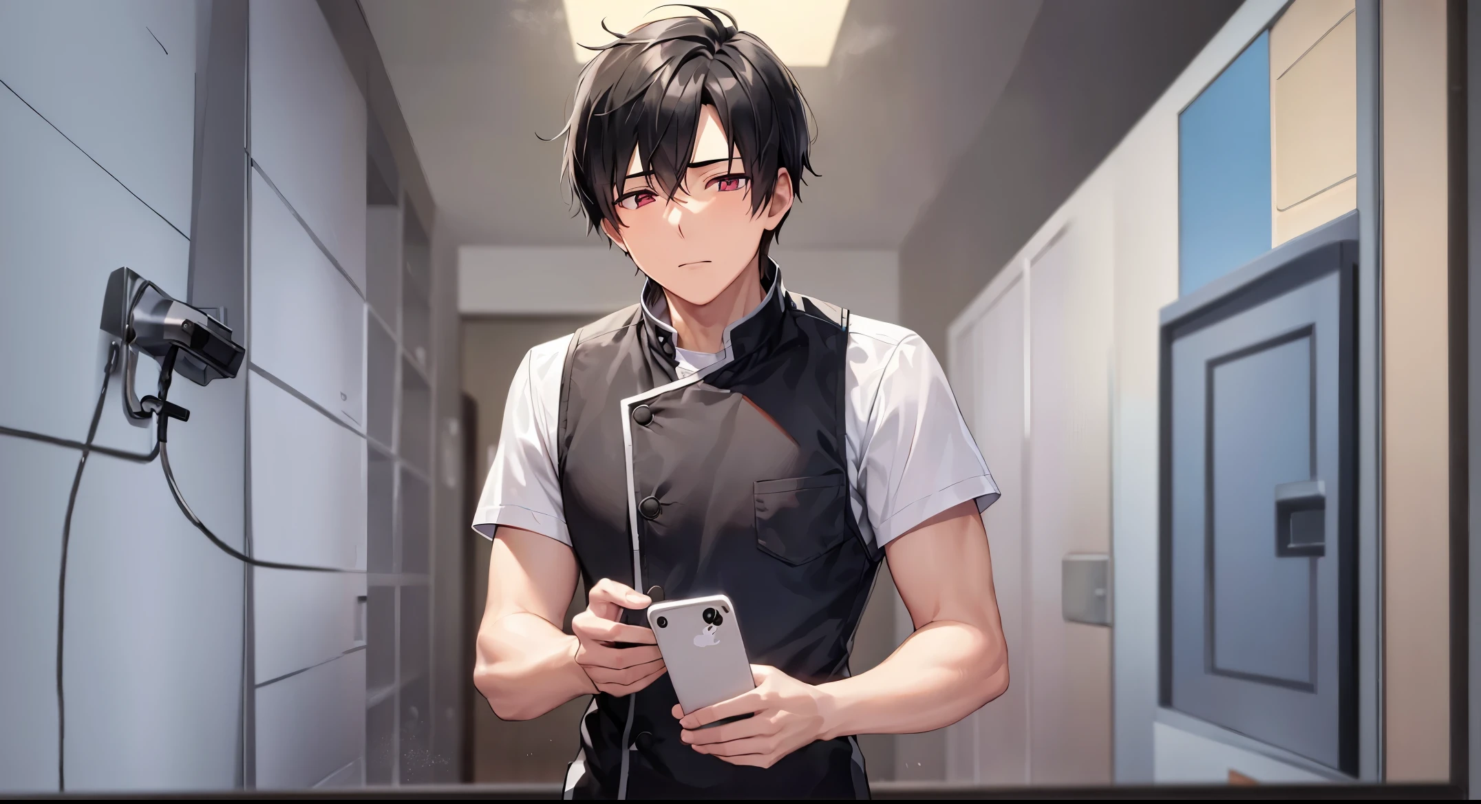 背景はLockserルーム、Lockser