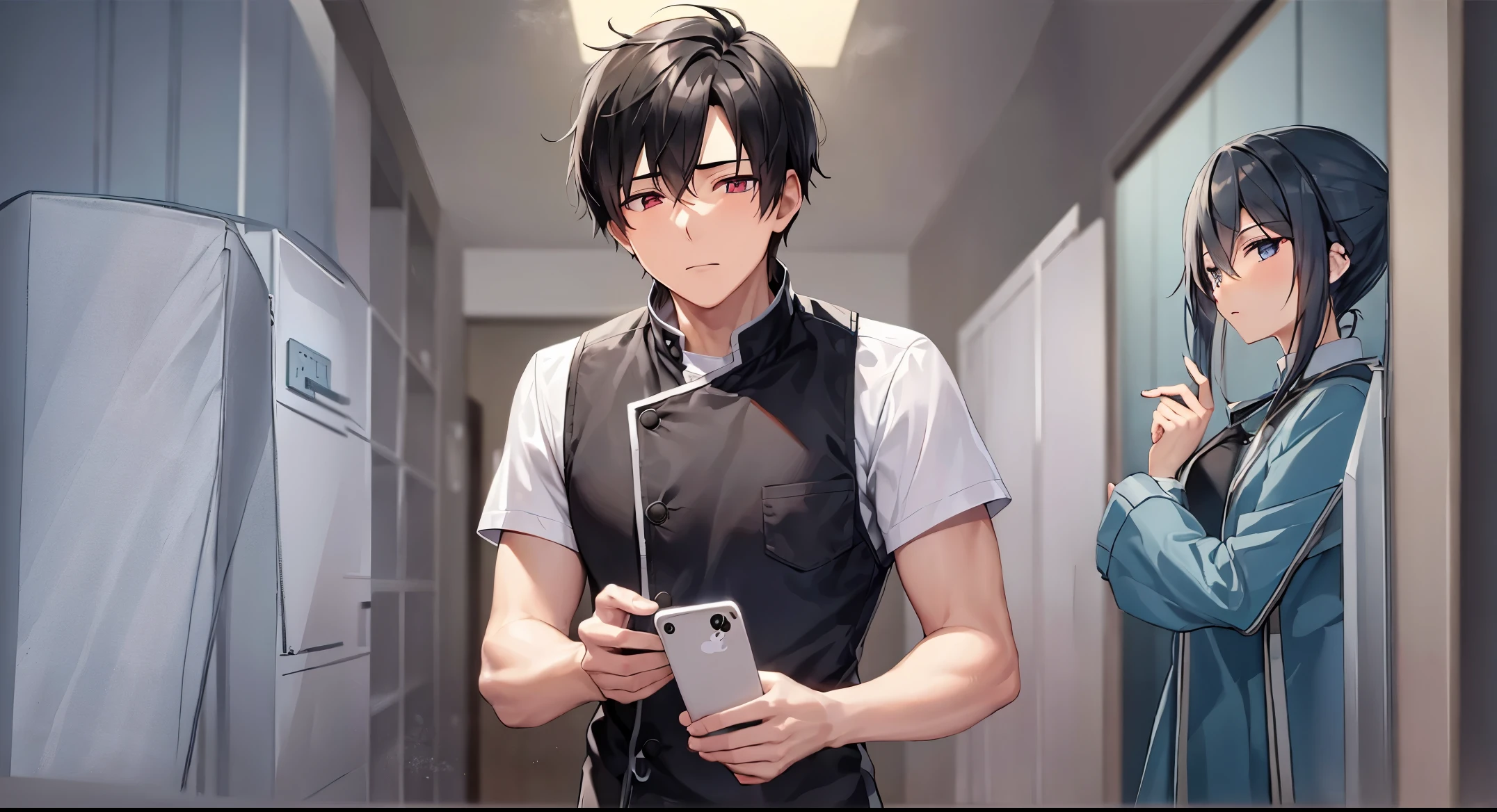 背景はLockserルーム、Lockser
