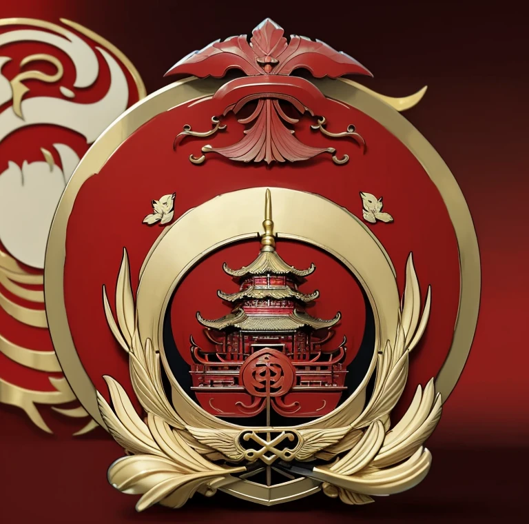 The team emblem of the Shanghai Grandmaster sect with traditional Chinese elements should have the words "Shanghai Grandmaster" on it.
