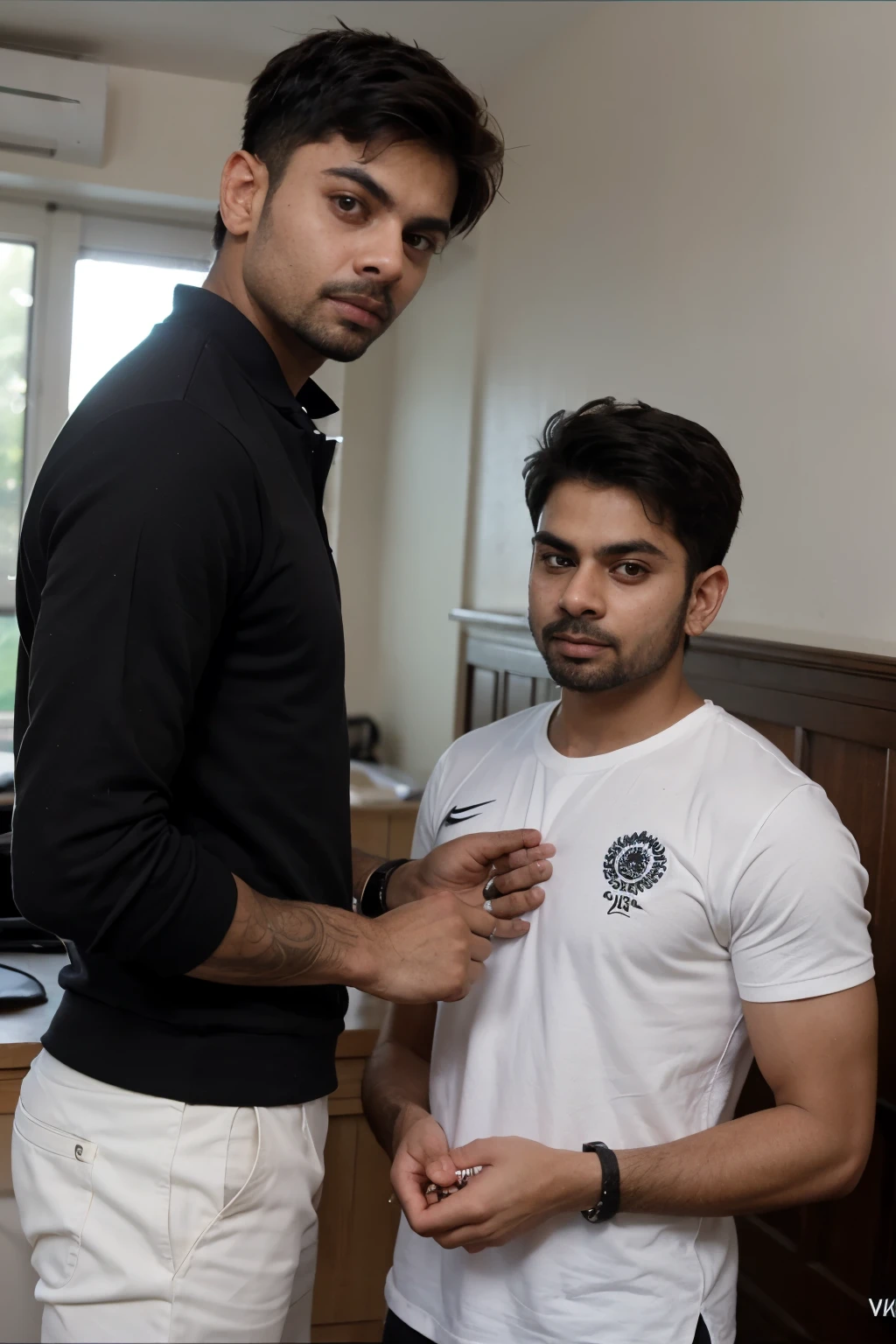 A gay meet virat kohli and name owais 18