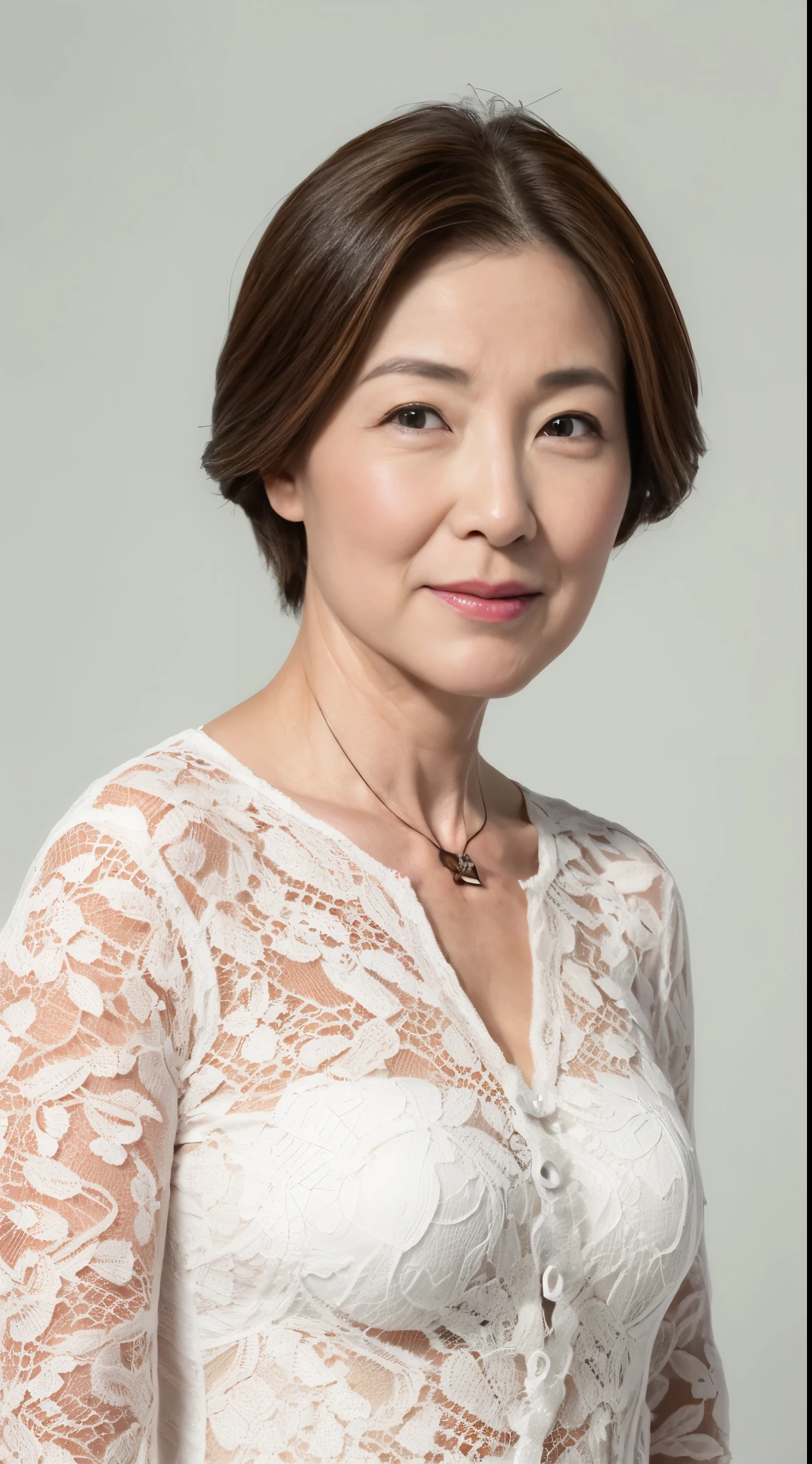 (((Sharpen))), (((Solo))), (((Perfect Anatomy))), Elderly Mature Woman, Pure white background, gravure, POV image, facing front, ((Center your face on the screen)), Correctly depict lips,red-lips, Fancy makeup, from the chest up, masuter piece, Best Quality, Ultra-detailed, Photorealistic, Ultra-detailed細なスキン, (1 japanese mature woman), (Positive), 95 years old, huge udder, Mature Woman Politician, glamor, A sexy, Chromo-white skin, Looking at Viewer