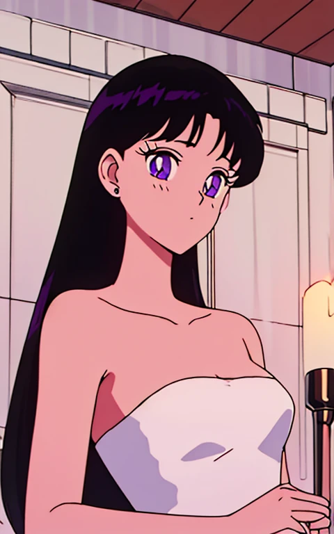 (Highest quality, High resolution, masterpiece:1.2,), figure, night, One girl, whole body, (Wedding dress), Put your arms behind your back, Wait for a kiss, View your viewers, Happy, blush, nsfw,1girls, masterpiece, highest quality, disorganized, retro artstyle, 1980s \(style\)))), look viewer, (Madoka Ayukawa, long hair, NUDE), knee shot, full blush, (((no Panties))),, Take a look here, (((nsfw))), view audience, nsfw, Genitals are visible, (((See here))), nsfw, (Japanese girl showing off genitals:1.1), look viewer, from below, (((a girl naked, from the knees up))), knee-socks,