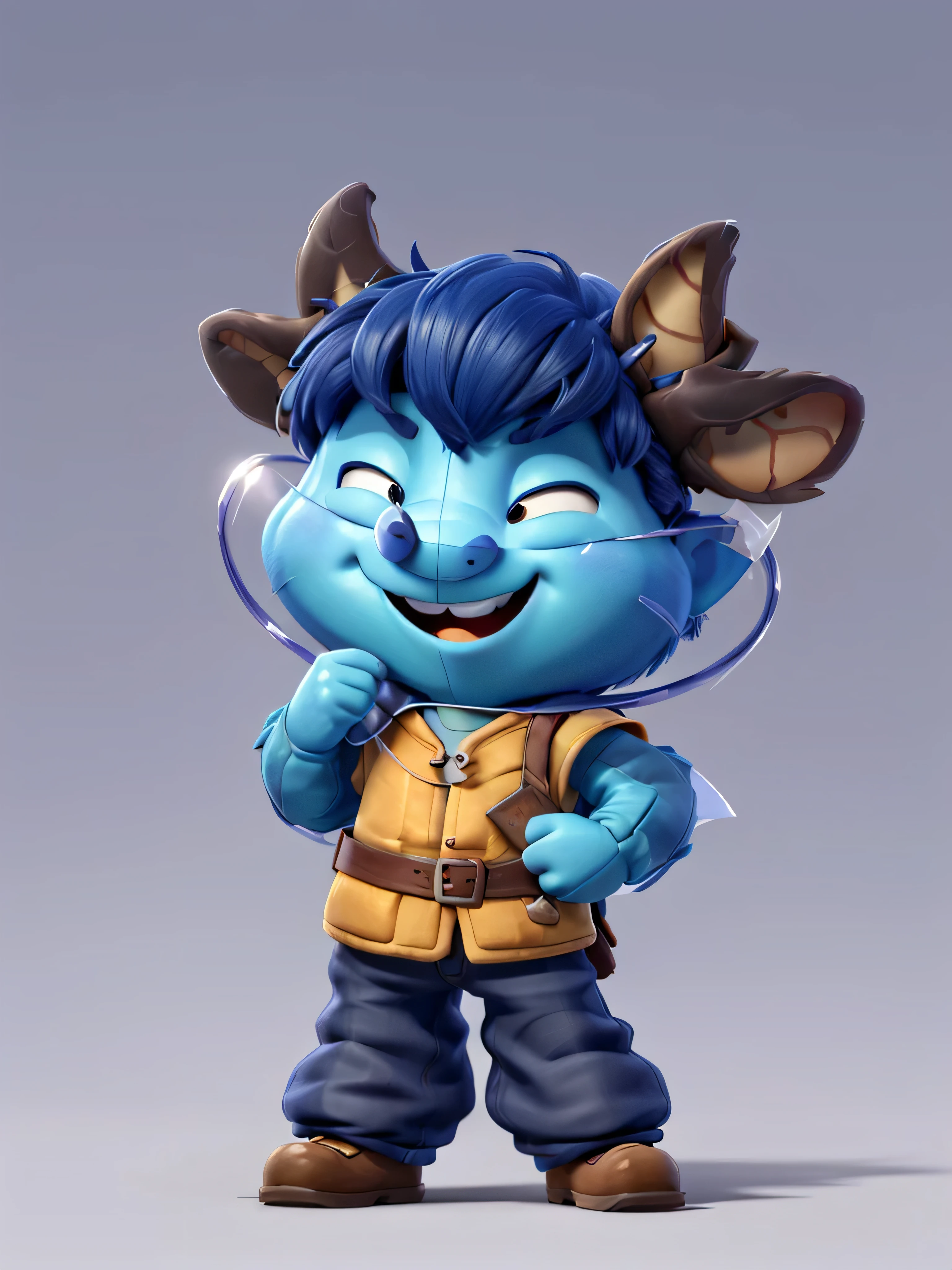character drawing,Art 3D,IP mirroring, banya, Official character illustrations, Character design sketches, character drawing,Character posing, standing and smiling pose, Official illustration, 人物, Official character art, shadowing
