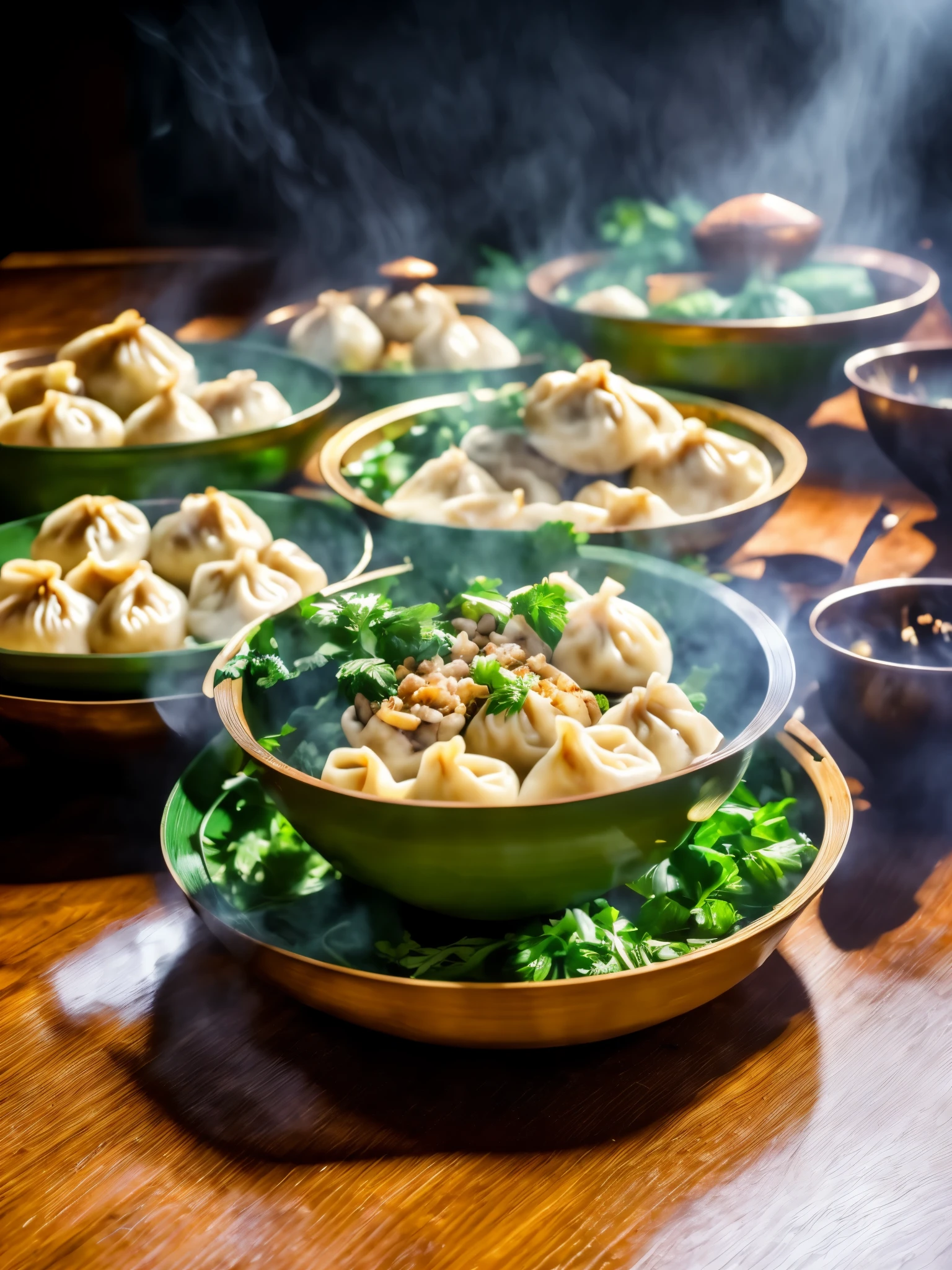 (best quality,highres:1.2),(realistic,photorealistic:1.37),HDR,studio lighting,ultra-detailed,

girl in kitchen,girl wearing apron,beautiful detailed eyes,beautiful detailed lips,

cooking scene,family gathering,delicious aroma,flour on the countertop,kitchen utensils,

bowl with dumpling dough,rolling pin,dumpling wrapper,steamer,steaming hot dumplings,

fresh ingredients,ground pork,mushrooms,cabbage,green onions,

traditional Chinese dumplings,Chinese cuisine,authentic taste,

vivid colors,warm tones,soft lighting,

happy atmosphere,joyful expressions,

mouth-watering,appetizing,crispy dumpling skin,

traditional decoration,Chinese lanterns,paper cutting,

anticipation,hunger,good fortune.