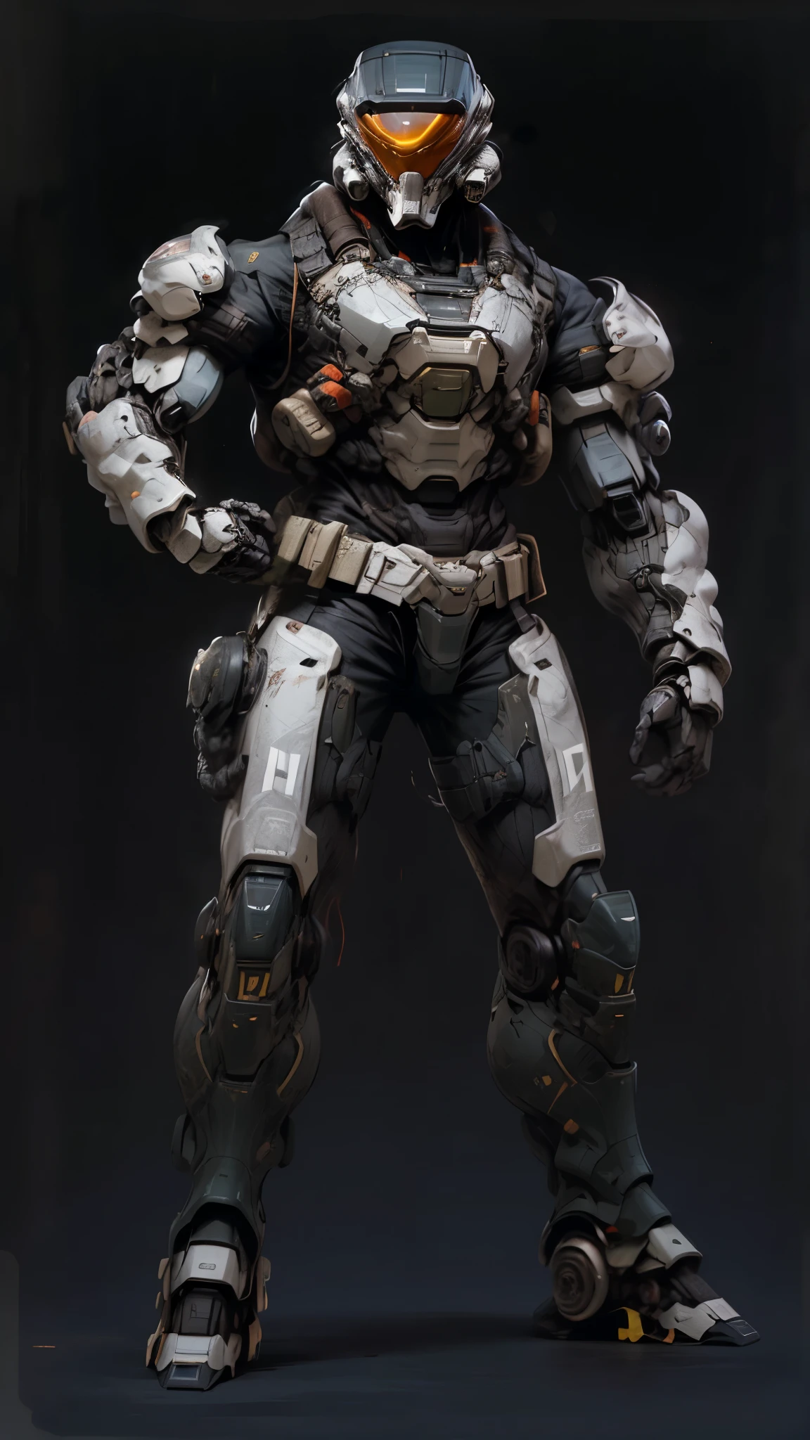 (((An epic and visually stunning digital anime masterpiece featuring a sylphlike masculine ((male:1.5)) decorated military dieselpunk cyborg soldier clad in a sleek yet tactical armored yet decorated leather military trench coat:1.2))), (((flat masculine male chest:1.5, mechanical full head helmet, mecha helmet with narrow polarized visor:1.5))), (((the character adorned in a (scifi tactical armored open front trench coat with a built in exoskeleton) (over a form fitted armor plated yet super sleek and revealing under suit with waist cut outs), the armor plating on the upper arms and shoulders beautifully engraved))):1.4. The image showcases the intricacies of the character’s armor and clothing:1.5, ((capturing their flamboyant essence and heavy mecha aesthetic:1.2)). The character also possesses an androgynous charm, (((with slim yet heavily muscled physique:1.2, sylphlike with a sleek waist, toned yet beautifully sleek cybernetic arms:1.3, mechanical arms and legs:1.3, mecha muscles:1.3))), looking at viewer, (((brass metal armor and brown leather, dieselpunk:1.3))), (((depth of field, cinematic lighting, chromatic aberration, ray tracing, UHD, masterpiece, top of head covered, super detail, high details, high quality, award winning, 8k, highres, halo)))