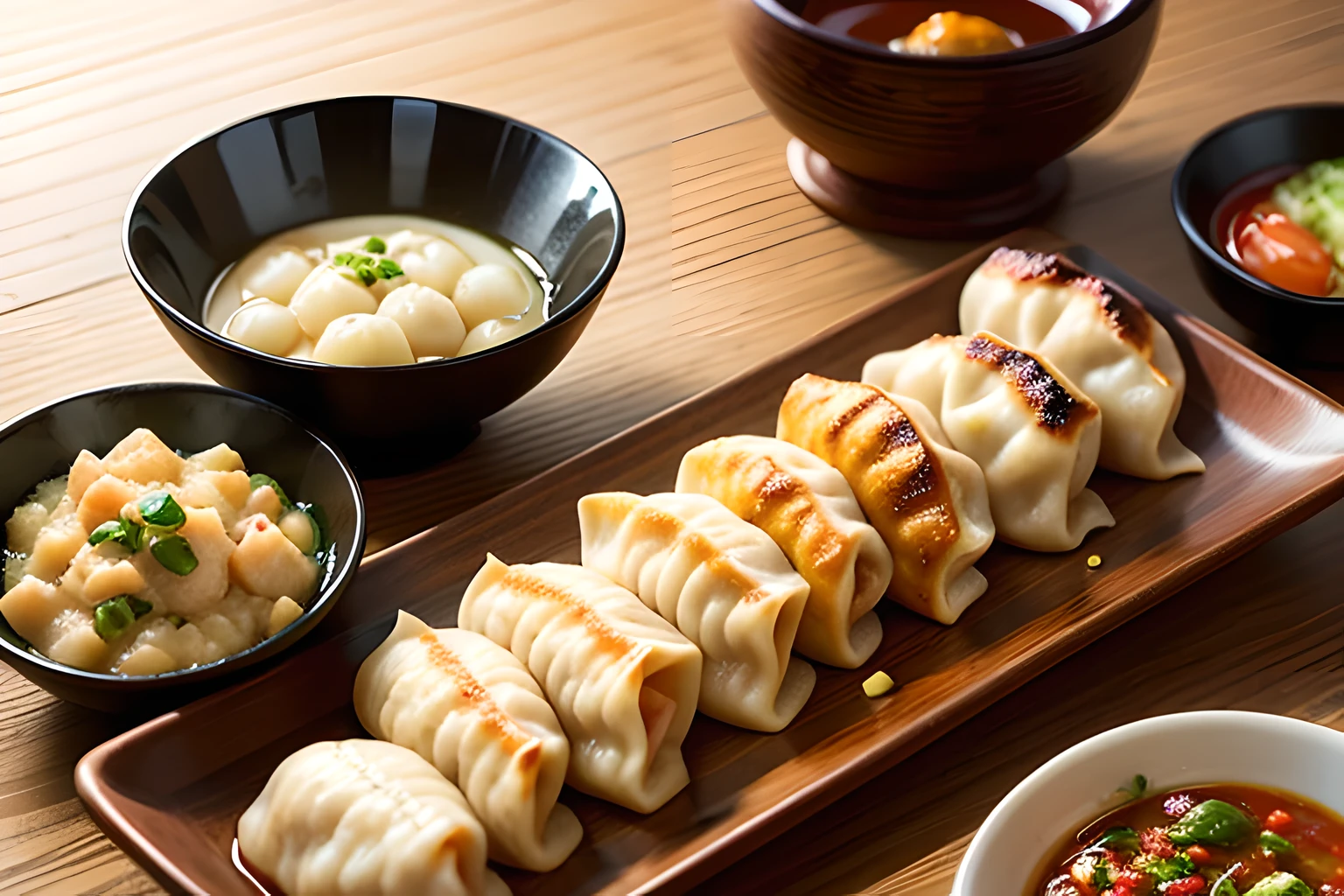 Dumplings, 焼きDumplings, 日本のDumplings,