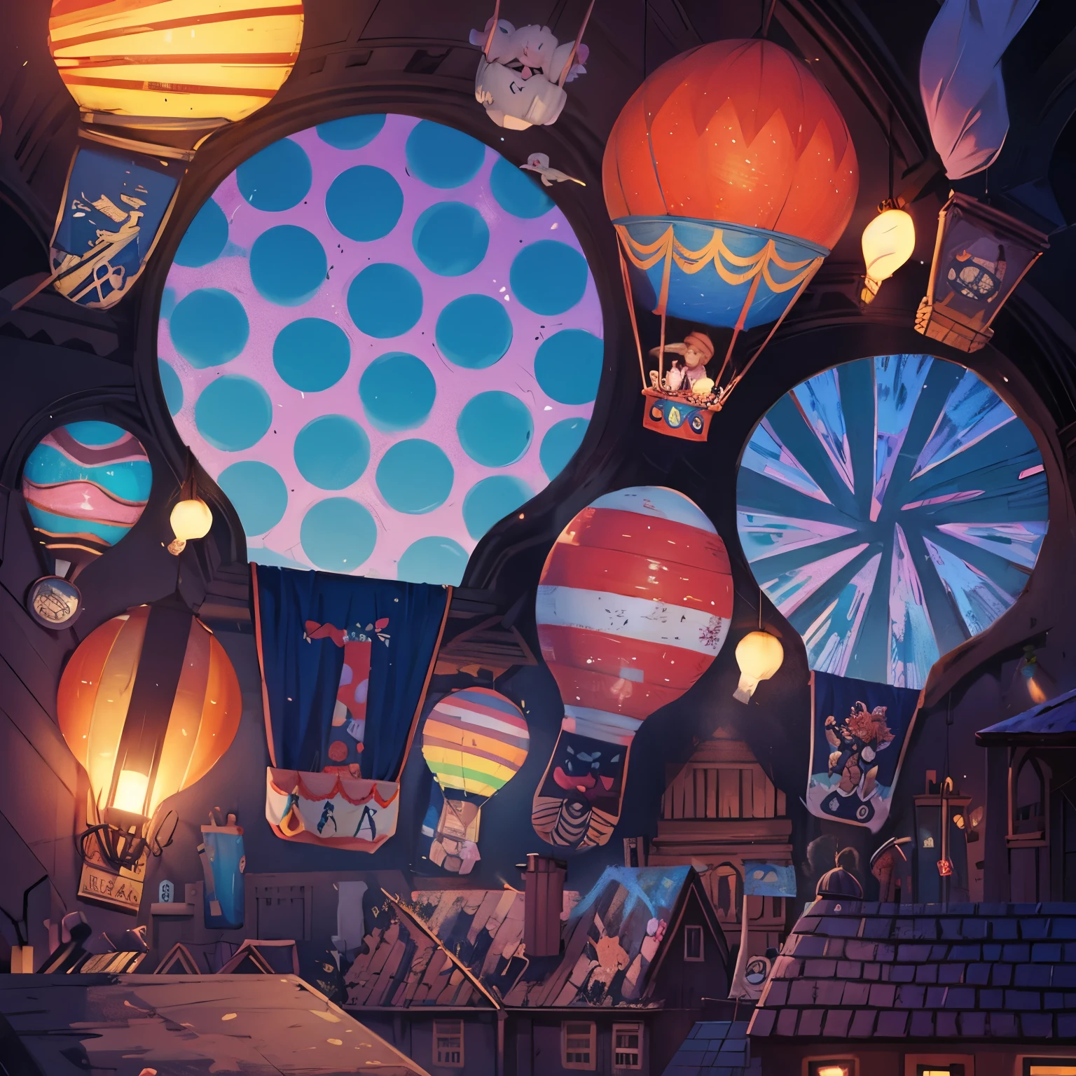 fantasy air sports peace hot air balloon