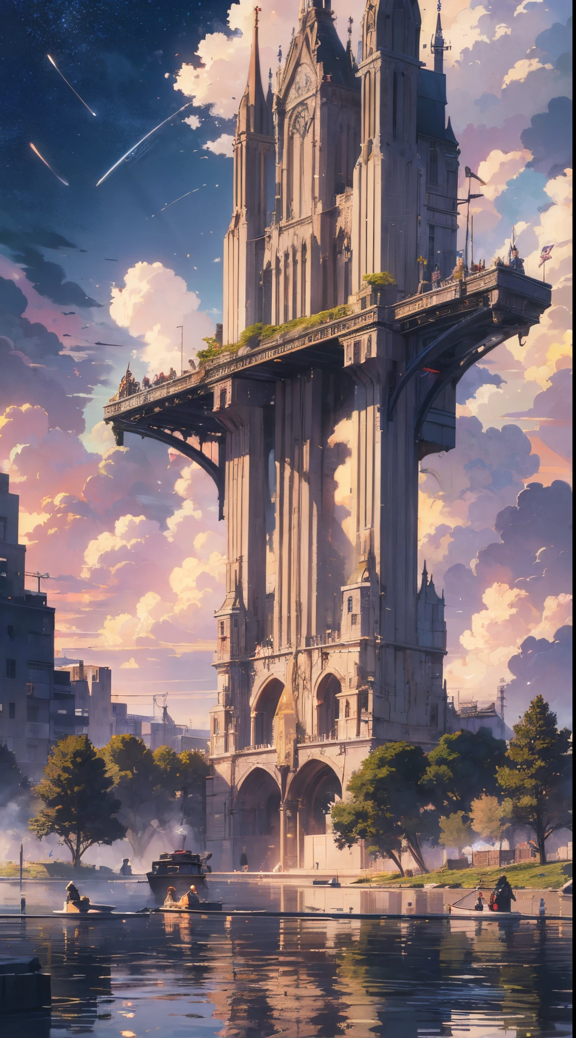 masterpiece、(detaileds、hight resolution、top-quality)、( 1 人:1.5)、A country in the world of swords and sorcery, where magic and monsters are commonplace。 It's a world where big wars have happened in the past.、People from neighboring countries who thought about coexistence and co-prosperity so that war would not occur again々It is a multi-race nation that was born by the collection of。 Therefore、The human、elvish、dwarves、beastmen, etc.、非常に多種多appearanceな種族で構成されている。 Before the metastasis, it was an island nation in the center of a huge lake.、湖の外周にある周辺各国からappearance々People and things were coming and going.。 Eta、Making the world a better place、Utilizing goods and technologies brought from various countries、appearance々Research and development、Exchanges were taking place。 After metastasis、Only the Saint Lake and the surrounding lakes were transferred to the Granschleide.、Saint Lake, which relied on neighboring countries for much of its supplies, was quick to々will be plagued by supply problems。 Although contacted Sirakena in search of supplies、Perceived as an enemy and attacked mercilessly。 Suddenly, St. Lake, who had his hands full defending against the fierce attack from Sirakena,「Comrades... Looking...」I heard a voice saying.。 Centrake relied on his voice to contact Fuentes.、Forming alliances。Eta、He moved to end the battle with Sirakrena.。