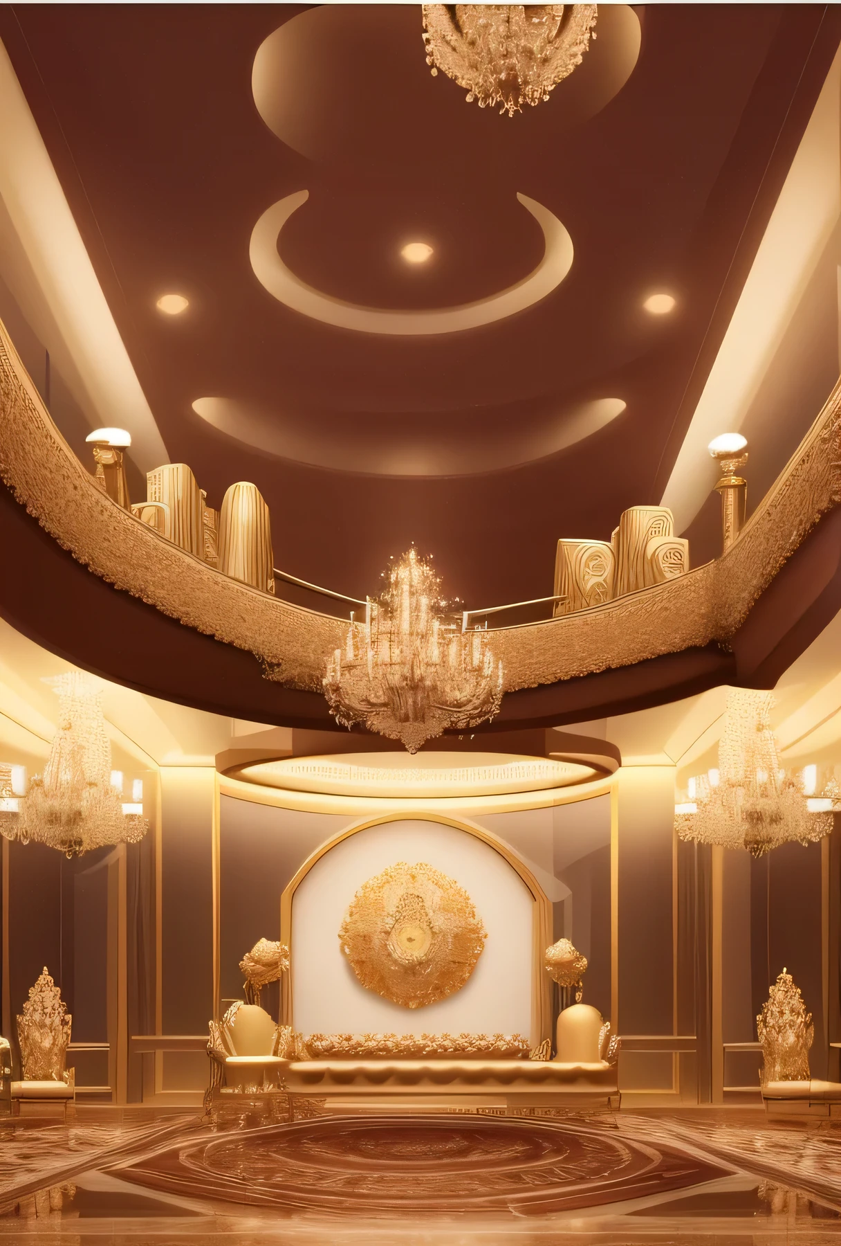 Luxury jewelry store interior scene，Two-dimensional animation