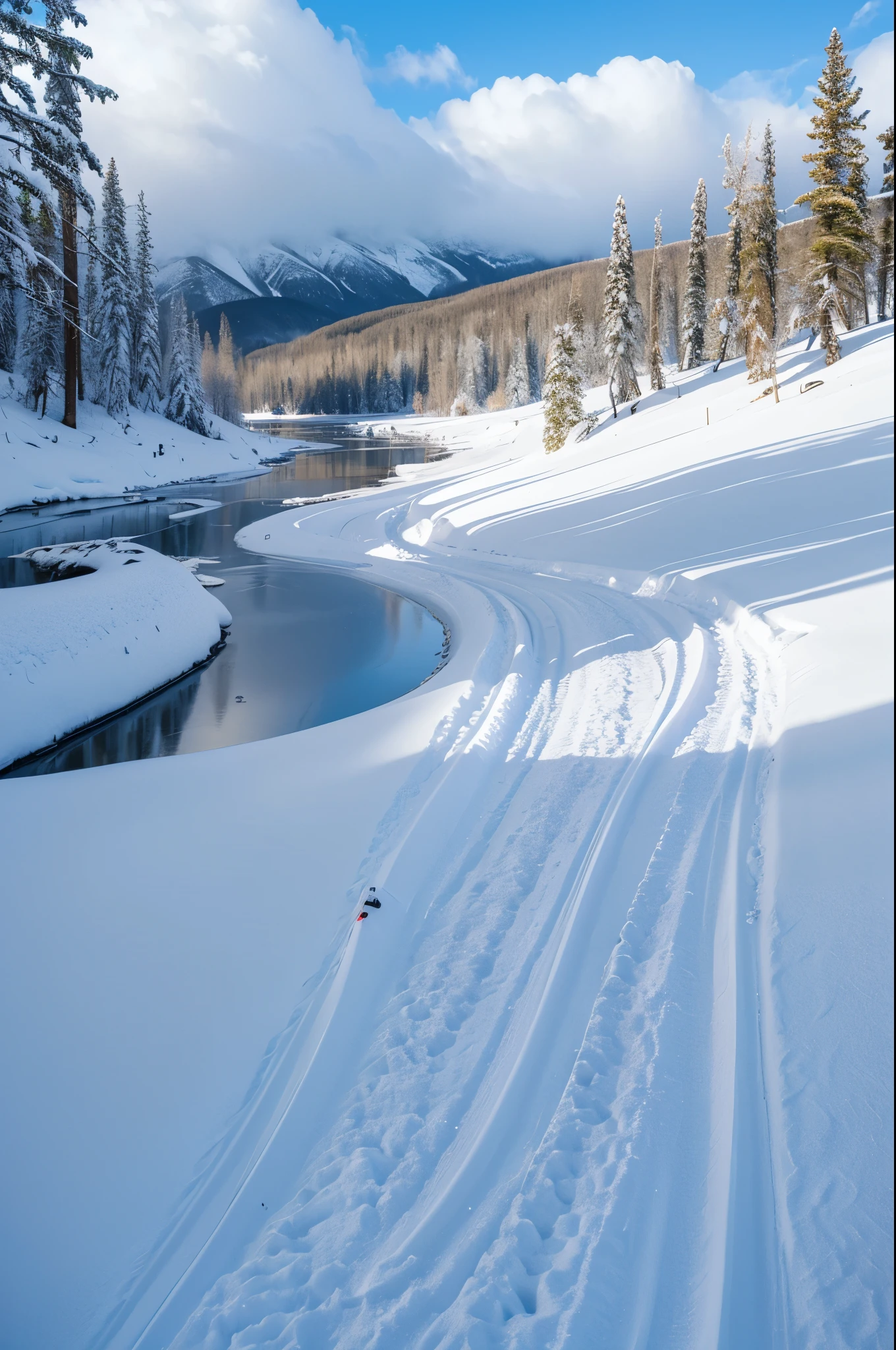 Snow and  scenery