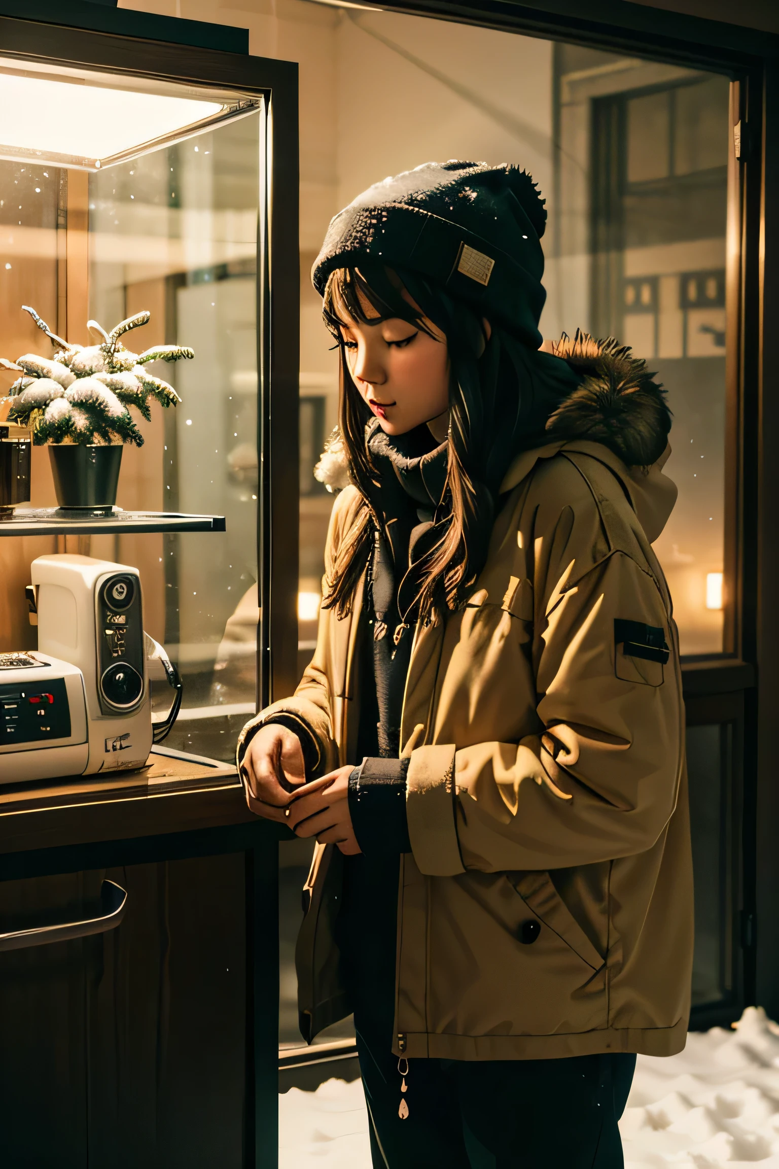 Cozy winter like lo-fi hip hop video