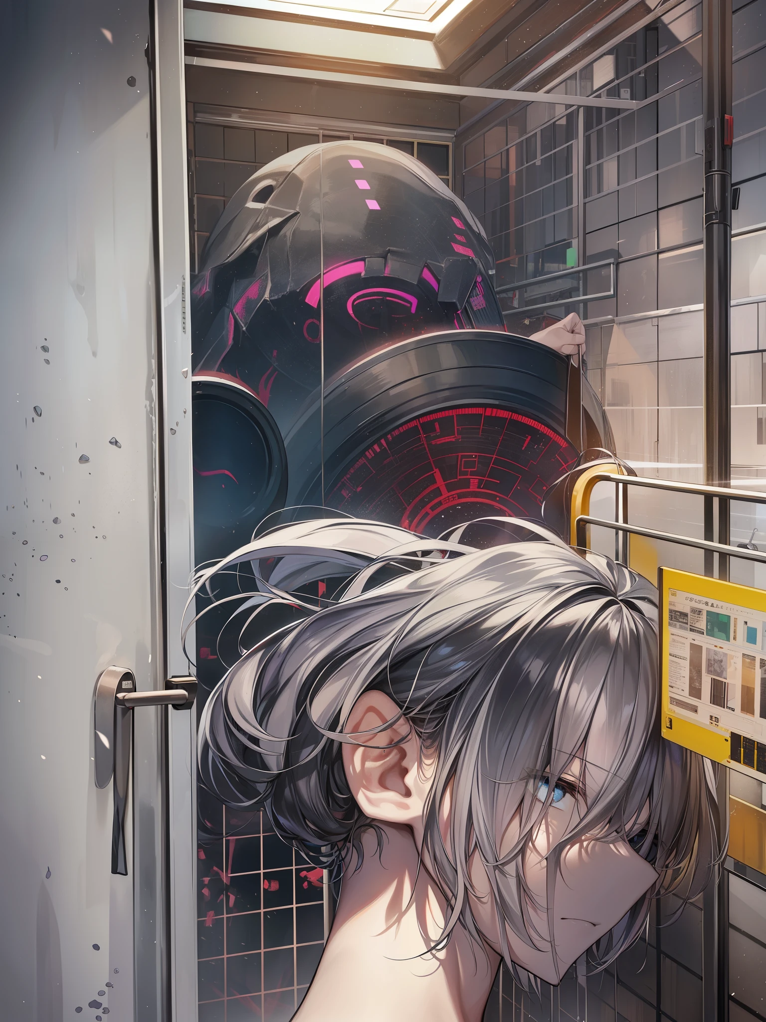 Masterpiece、top-quality、detaileds、SCP-096、Shy Mussel、object class: Euclid、Special Containment Procedures: SCP-096 is to be kept in a sealed steel cell measuring 5m x 5m x 5m at all times.。once a week、Inspect the cell for tears or holes。No surveillance cameras or optical devices are to be installed inside SCP-096&#39;s cell.。Maintenance personnel use installed pressure sensors and laser detectors to、Please check that SCP-096 is indeed present in the cell.。

Photographing SCP-096 without permission from Dr. ███ and O5-█、video record、Acts similar to recording are strictly prohibited.。

illustrate: SCP-096 is a humanoid creature approximately 2 feet tall..It is 38m long。very little muscle mass、Preliminary analysis confirmed mild malnutrition.。His arms have a length that is grossly disproportionate to his body.、Approximately 1 each.Available in 5m length。Most of the skin has no pigment、No body hair at all。

SCP-096&#39;s jaws can open four times the size of an average human.。Except for the eyes, which lack pigment.、Other facial features are similar to those of the average human。It is unknown whether SCP-096 is blind or not.。Does not show activity in higher brain functions、not thought to be intelligent。

SCP-096 is normally very docile.、According to the pressure sensor, it seems to spend most of the day just wandering next to the east wall.。however、When someone looks at SCP-096&#39;s face、even directly、video recordを通じてであっても、Even when seen in photos、start to suffer terribly。SCP-096 covers its face with both hands.、start screaming、weeping、支離滅裂なことをstart screamingます。Approximately 1,After 2 minutes, SCP-096 begins running towards the human it sees in the face.(The person whose face I saw below is referred to as SCP-096-1.)。

35km/h～███km/It is recorded that it moves at a speed of h、This appears to affect distance from SCP-096-1。There is no known way to impede SCP-096&#39;s progress at this time.。No matter where SCP-096-1 is, SCP-096&#39;s reactions remain the same.、It appears to be instinctively aware of SCP-096-1&#39;s location.。memo: This reaction does not occur through painting.(See document 096-1)。

Upon reaching SCP-096-1、SCP-096 killed SCP-096-1[Data deleted]I&#39;m starting to。100%In these cases, SCP-096-1 disappeared without a trace.。SCP-096 then sits for several minutes.、regain calm again。and the original habitat[Edited by]try to return to。

A huge chain reaction occurred、The existence of the Foundation was exposed.、Because there is a risk of a large number of civilian casualties、Retrieving SCP-096 is considered a top priority。