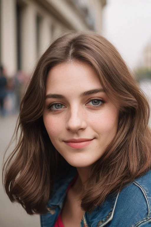 (gros plan, Photographie éditoriale d’une femme de 21 ans), (Visage très détaillé:1.4) (sourire:0.7) dans la rue, arrière plan visible, Étude privée:1.Ov, Réalisé par: Lee Jeffries, Nikon D850 |, Photographie de stock de film ,4 Kodak Portra 400 ,Caméra F1.6 lentilles ,couleurs riches ,hyper réaliste ,Texture réaliste, éclairage dramatique , Cinestill 800,