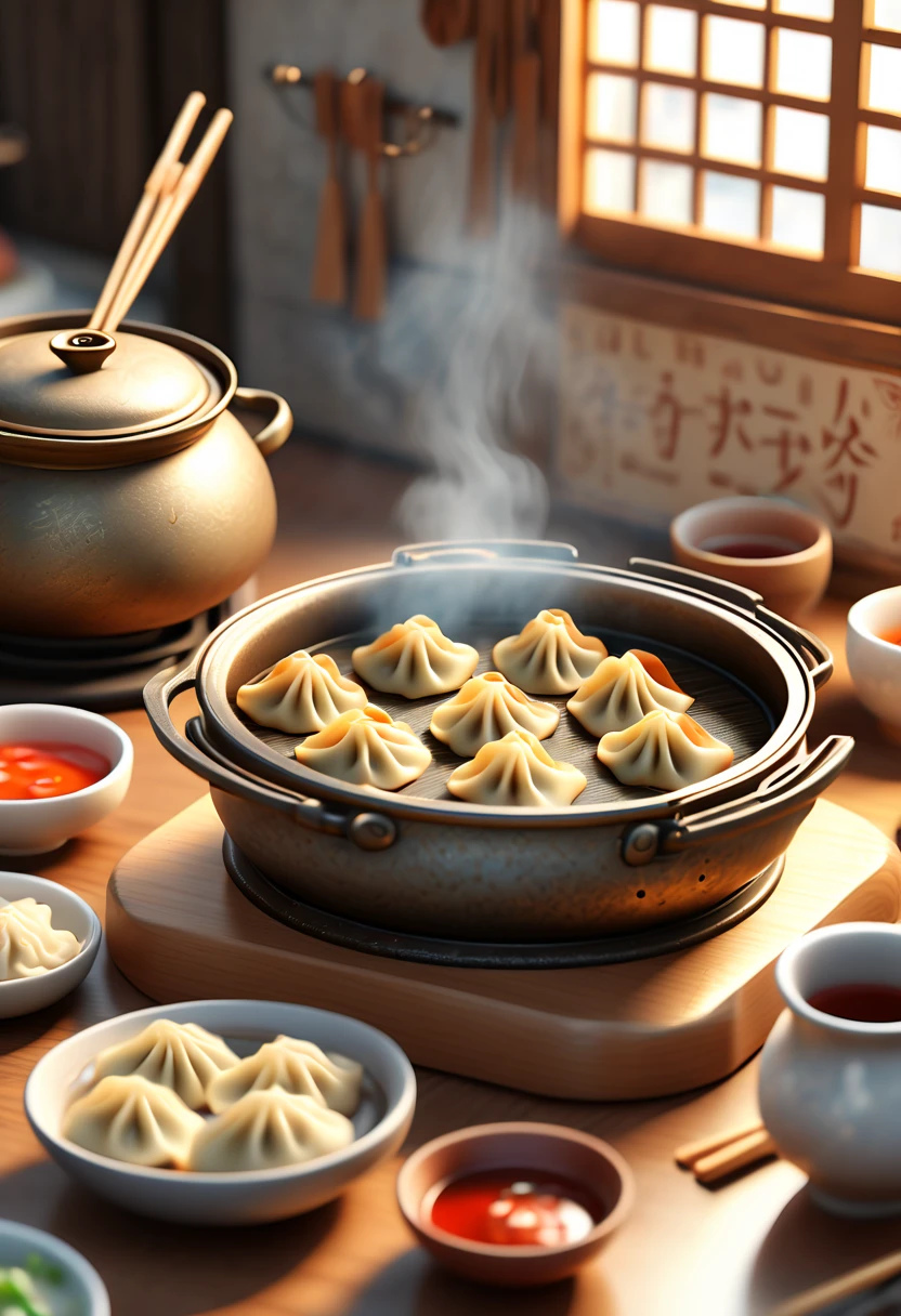 by Richard Scarry, Grinding flour on a grinding disc in a mill, grinding disc, rural area, Chinese, octane render, enhance, intricate, (masterpiece, Representative work, official art, Professional, unity 8k wallpaper:1.3)