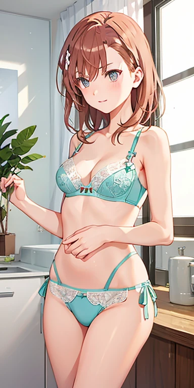 Misaka Mikoto, lingerie,small tits
