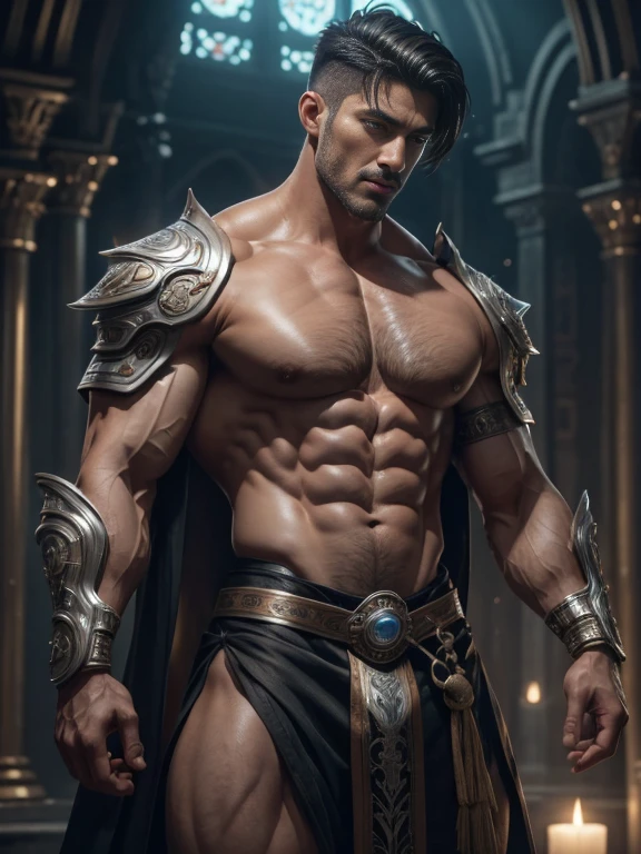 European males，35yo，Tall guy，Handsome guy with big chest muscles，largeeyes，Sexy and charming expression，melancholy bright eyes，masseter membrane、well built、put on eyes、(eBlue eyes)，gay twinks、scantily clad、Brush cut！Nod and pull your head five times！！outdoor sports board！(高the detail8k)Dark skin！raise your eyes！open your eyes！ ((realistically)), Sexy white silk fabric！Raised sexy！[Dressed in white silk flowing fabric worn by sexy Romans！(Short skirts)，The cathedral has stained glass]! !!!dermis, [ 短发the detail, Shaved on both sides, silvery white ]!! ultra - detailed, Best quality, Strong light illumination, Focus sharp, theater audience, The upward lens is closer to the body, (( Lean Body Fat 15%，短发the detail！ shave the sides short, silver whey health, My chest is hairy, bodyhair, , 露出shaggy的腋窝, shaggy的腿, silber hair,)), Full body lesbian, Muscularchad, Super buff and cool, aged 40, shaggy, a screenshot by Adam Dario Keel, reddit, Photographic realism, , Bigchest, Upper part of the body, Fluffy, Muscle tissue, attractive male, shaggy的身体, chad, Hideo Minaba, Chad handsome charming male，side ，Inspired by the realistic photos of Ludovit Fula, placed in a, sweaty abs, Well-defined abs, attractive body, flowers growing out of his body, [ silber hair ]!!, muscle men, tear drop, There are abs, muscle men纠缠在一起, six-pack, [ defined abs ]!!, sexy muscular body, Muscular躯干,Strong masculine characteristics,35yo， masculine pose, David Gandhi, 35yo, male model, attractive male，Side Body("！, large bulge ":1.2),(dynamicposes:1.1), 大腿的tmasterpiece, Best quality, A high resolution, closeup portrait, malefocus, solofocus, of a man,  The erection，low angle hairstyle, Grow a beard, weight loss，Stay healthy, My chest is hairy, bodyhair, , Raised sexy，露出shaggy的腋窝, shaggy的腿, little beard, model poses, Surprising composition, Front view, HighDynamicRange, Bad laughs， , Eight-pack abs, Abs hair，, raise your hands high, 短发the detail, Shaved on both sides, silvery white, Grow a beard, spark of light, Sexy big bulge！，There are small protrusions in the abdomen, the detail, Belly and hairy belly are complicated， 8K post-production，Muscular性格, Strong masculine characteristics, muscle men图片, Bulging muscles, muscle men, Muscular大腿 ８ｋ 高the detail,电影灯光, hyper realisitc, 高the detail, Anatomically correct, ctextured skin,!high high quality,wide wide shot！全身Best quality, A high resolution, tmasterpiece, Guy、Muscular、短发the detail、NSFW、Spacious size、Authentic texture、Upper part of the body、large bulge、、soles of feet、wastelands、training