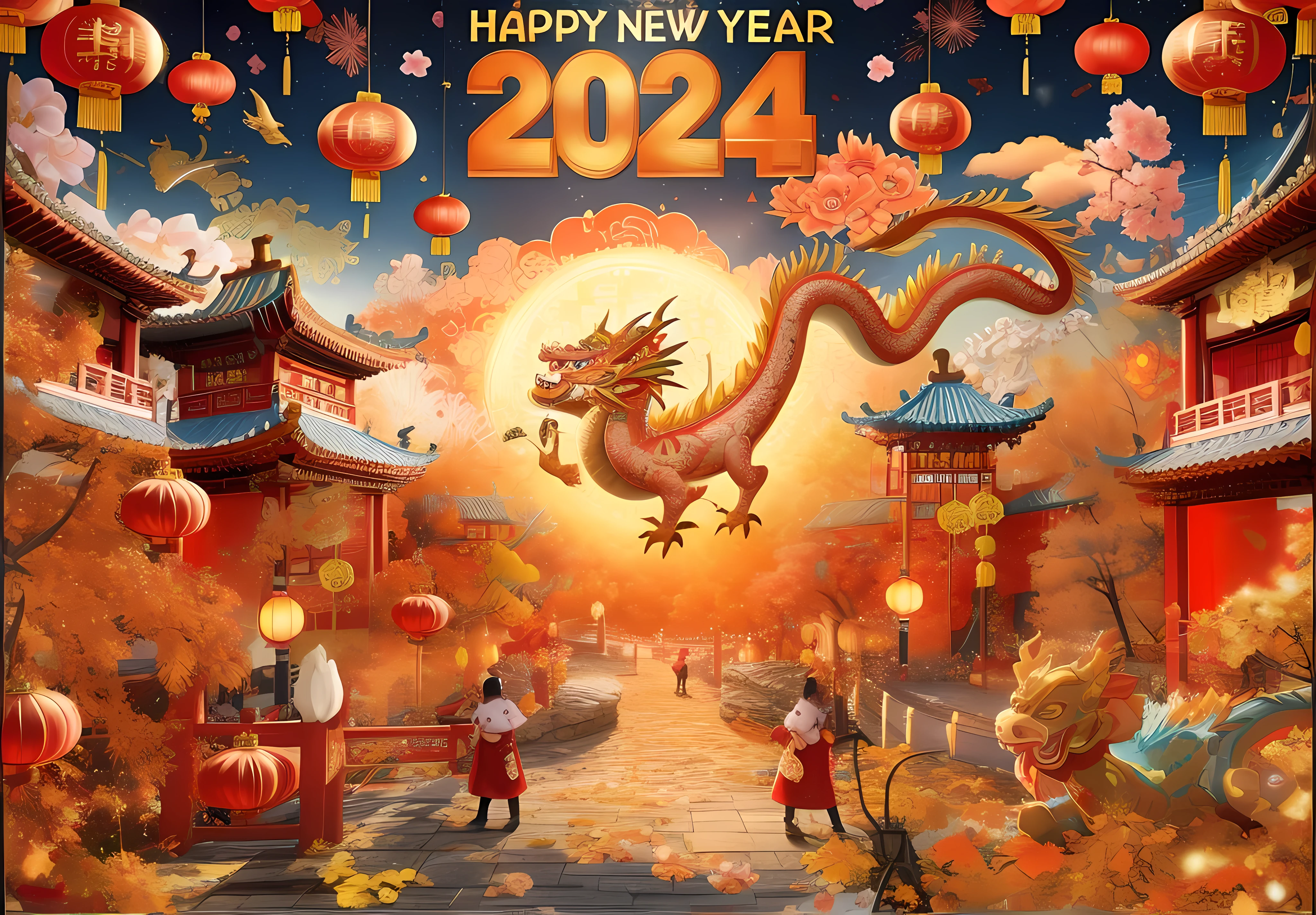 fed&#39;Chinese New Year poster with dragon image, 2 0 2 4, 2024, year 2447, 2 0 2 3, 2023, 2023 4k, year 2134, Official artwork, 2049, Year 2 0 4 0, 2 0 2 2