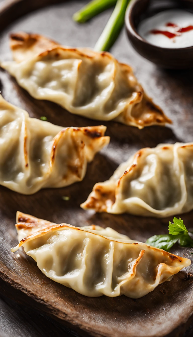 Japanese style gyoza,advertising photography