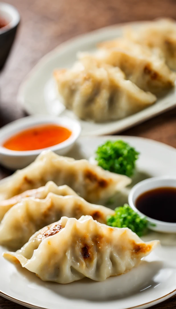Japanese style gyoza