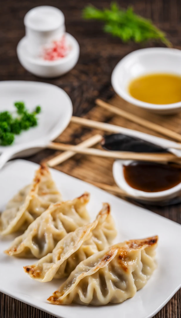 Japanese style gyoza